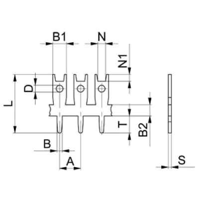 Lötstifte PCB - Bandform