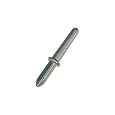 Terminal pin - round wire with collar