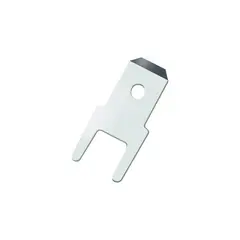 Plug-in tabs THT 4.8x0.5 - 2 Pin