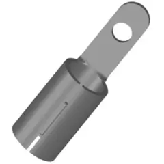 Round plug-in sleeve solderable