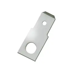 Flat tab 6.3 - screw-weldable - single flat