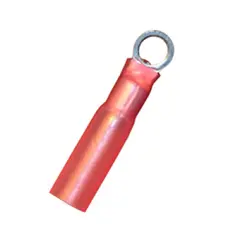 Pressed cable terminal insulated PE - Ring - heat shrinkable