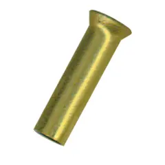 End-sleeve brass - uninsulated 0.5-1.0mm²