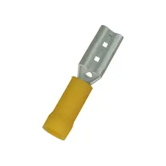 Flat receptacles partially insulated PVC - 2.8 - with supporting sleeve - DIN 46245-1