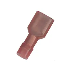 Flat receptacles fully insulated PA - 6.3 - with supporting sleeve