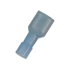 Flat receptacles fully insulated PA - 6.3 - without supporting sleeve