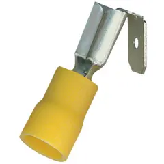 Plug-in distributor partially insulated PVC - 6.3 - with support sleeve
