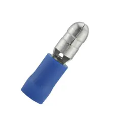 Round plug partially insulated PVC - without support sleeve
