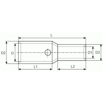 Reduced series connector - uninsulated