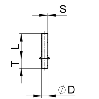 Bundhülsen - einfach D1.0 - 1.3mm