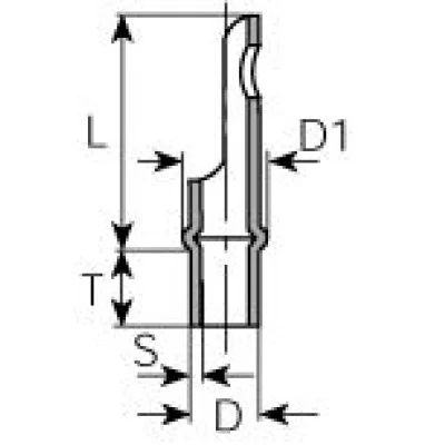 Bundhülsen - Lötanschluss Blech gerollt D1.5 - 2.0mm